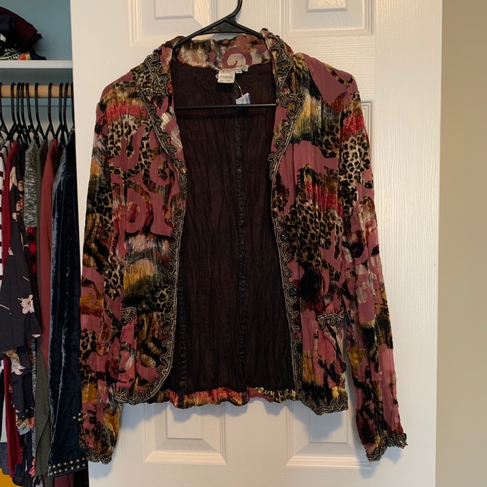 Vintage beaded blazer